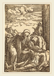 Albrecht Altdorfer (German, 1480 or before-1538), The Lamentation of Christ, c. 1513, woodcut