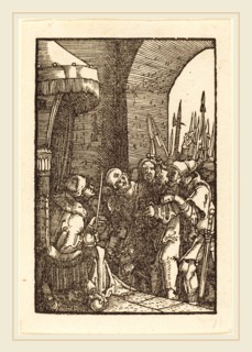 Albrecht Altdorfer (German, 1480 or before-1538), Christ before Caiaphas, c. 1513, woodcut