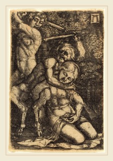 Albrecht Altdorfer (German, 1480 or before-1538), Two Satyrs Fighting about a Nymph, c. 1520-1525,