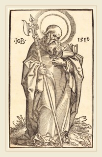 Hans Baldung Grien (German, 1484-1485-1545), Saint Matthew, 1519, woodcut