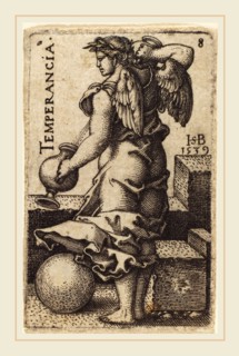 Sebald Beham (German, 1500-1550), Temperancia, engraving