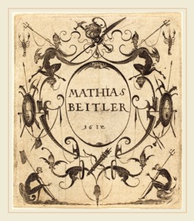 Mathias Beutler (German, active c. 1582-active 1614), Ornament, engraving