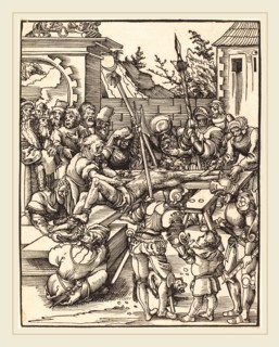 Lucas Cranach the Elder (German, 1472-1553), Saint Bartholomew, woodcut