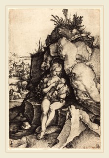 Albrecht DÃ¼rer (German, 1471-1528), The Penance of Saint John Chrysostom, c. 1497, engraving