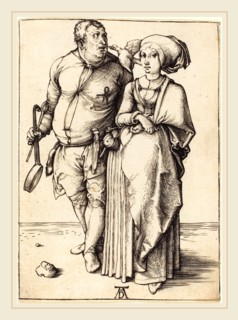 Albrecht DÃ¼rer (German, 1471-1528), The Cook and His Wife, c. 1496-1497, engraving