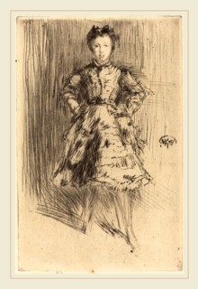 James McNeill Whistler (American, 1834-1903), Elinor Leyland, 1873, drypoint