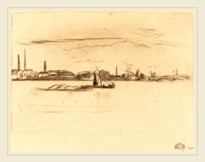 James McNeill Whistler (American, 1834-1903), Price's Candle-Works, c. 1875, etching