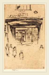 James McNeill Whistler (American, 1834-1903), Drury Lane, c. 1880-1881, etching