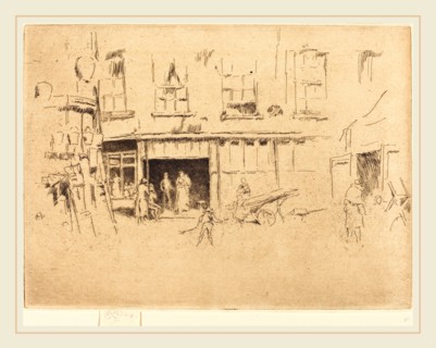 James McNeill Whistler (American, 1834-1903), Little Court, c. 1880-1881, etching