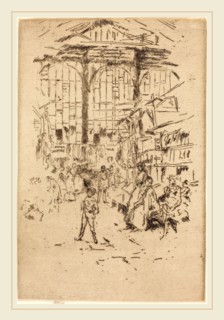 James McNeill Whistler (American, 1834-1903), Clothes Exchange, No.II, c. 1886-1888, etching