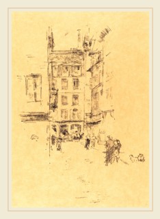 James McNeill Whistler (American, 1834-1903), Rue Furstenberg, 1894, lithograph
