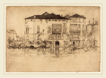 James McNeill Whistler (American, 1834-1903), The Palaces, 1880, etching and drypoint