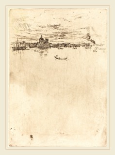 James McNeill Whistler (American, 1834-1903), Upright Venice, 1880, etching