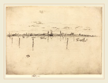 James McNeill Whistler (American, 1834-1903), Little Venice, 1880, etching