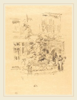 James McNeill Whistler (American, 1834-1903), The Garden Porch, 1894, lithograph