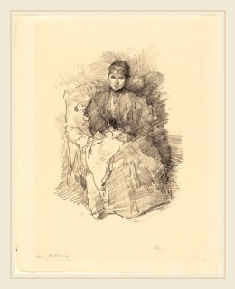 James McNeill Whistler (American, 1834-1903), Needlework, 1896, lithograph