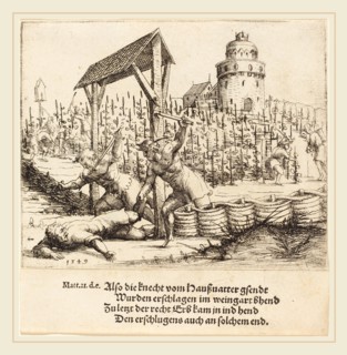 Augustin Hirschvogel (German, 1503-1553), The Parable of the Wicked Husbandmen, 1549, etching