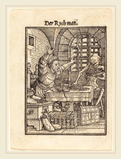 Hans Holbein the Younger (German, 1497-1498-1543), Rich Man, woodcut