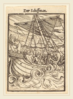 Hans Holbein the Younger (German, 1497-1498-1543), Sailor, woodcut
