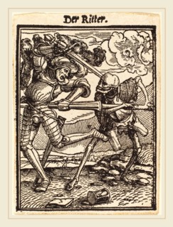 Hans Holbein the Younger (German, 1497-1498-1543), Knight, woodcut