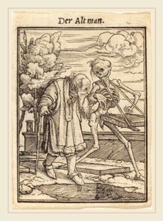 Hans Holbein the Younger (German, 1497-1498-1543), Old Man, woodcut
