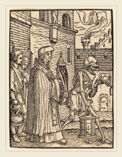 Hans Holbein the Younger (German, 1497-1498-1543), Parish Priest, woodcut