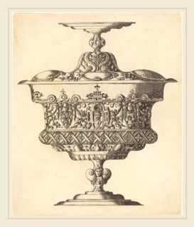 Wenzel Jamnitzer I (German, 1508-1585), Cup, etching