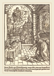 Master of the Miracles of Mariazell (German, active early 16th century), Zway khindt aus