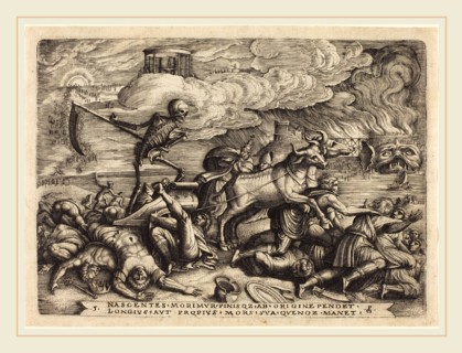 Georg Pencz (German, c. 1500-1550), The Triumph of Death, engraving