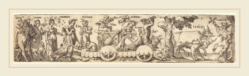 Virgil Solis (German, 1514-1562), Spring, engraving