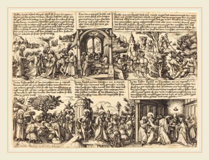 Daniel Hopfer I (German, c. 1470-1536), Jesus Christ Giving the Mission to the Apostles and Other