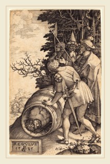 Georg Pencz (German, c. 1500-1550), Attilius Regulus, 1535, engraving on laid paper