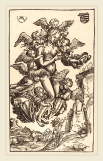 Lucas Cranach the Elder (German, 1472-1553), The Ecstasy of Saint Mary Magdalene, 1506, woodcut