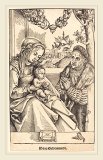 Lucas Cranach the Elder (German, 1472-1553), The Virgin and Child Adored by Frederic the Wise of