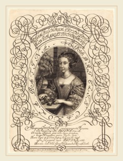 Susanne Maria von Sandrart (German, 1658-1716), Gabrielle Carola Patina, c. 1682, engraving