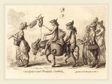 Daniel Nikolaus Chodowiecki (German, 1726-1801), Pilgrimage to French Bucholz, 1775, etching