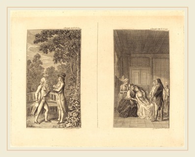 Daniel Nikolaus Chodowiecki (German, 1726-1801), Clarissa, 1796, etching