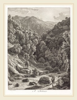 Johann Christian Reinhart (German, 1761-1847), A Subiaco (Near Subiaco), 1793, etching on laid