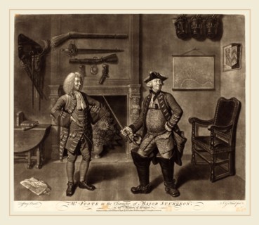 Johann Gottfried Haid after Johann Zoffany (German, 1710-1776), Mr. Foote in the Character of Major