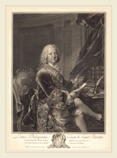 Johann Georg Wille after Louis Tocqué (German, 1715-1808), Louis Phelypeaux, comte de Saint