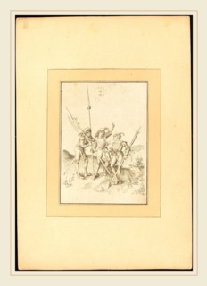 Katharina Prestel after Albrecht DÃ¼rer (German, 1747-1794), Three Lansquenets, 1780, etching