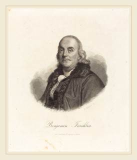 Franz Weber (Austrian, 1760-1818), Benjamin Franklin, etching