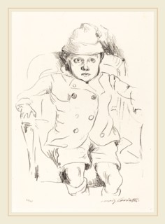 Lovis Corinth, Thomas Corinth, German, 1858-1925, 1913, lithograph in black on white wove paper