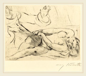 Lovis Corinth, Joseph and Potiphar's Wife-II (Joseph und Potiphars Weib II), German, 1858-1925,