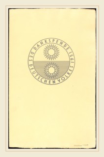 Various Artists, Dankspende des deutschen Volkes 1951-Deutsche Graphik 1952, portflio with