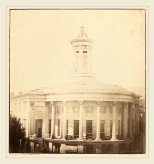 Frederick and William Langenheim (American, 1809-1879), Merchant's Exchange, Philadelphia, August