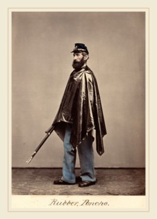 O.H. Willard's Galleries, Rubber Poncho, c. 1864, albumen print