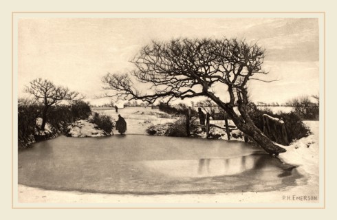 Peter Henry Emerson (British, 1856-1936), A Winter's Morning, 1887, photogravure