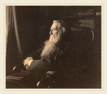 Frederick Hollyer (British, 1838-1933), John Ruskin, c. 1880s, platinum print