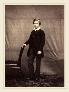 French 19th Century, Duc d'AlenÃ§on, c. 1859, albumen print from collodion negative